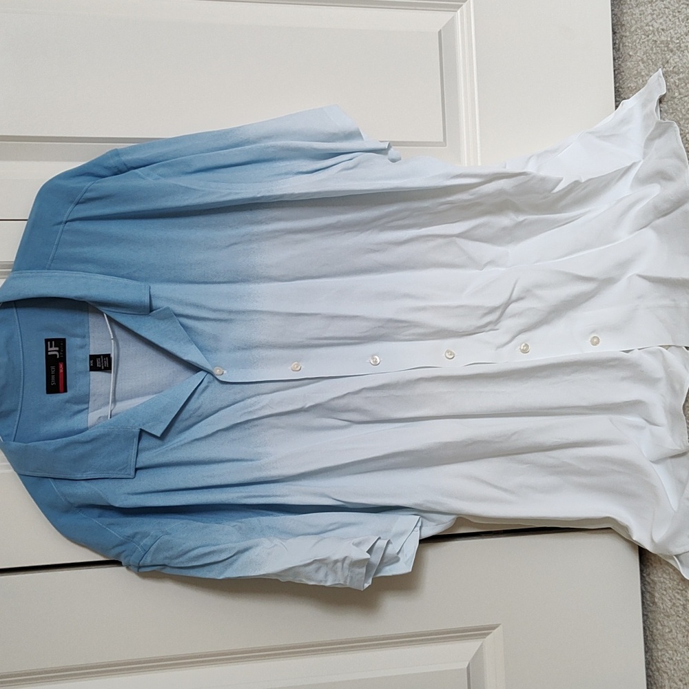 Short sleeve slim fit stretch shirt